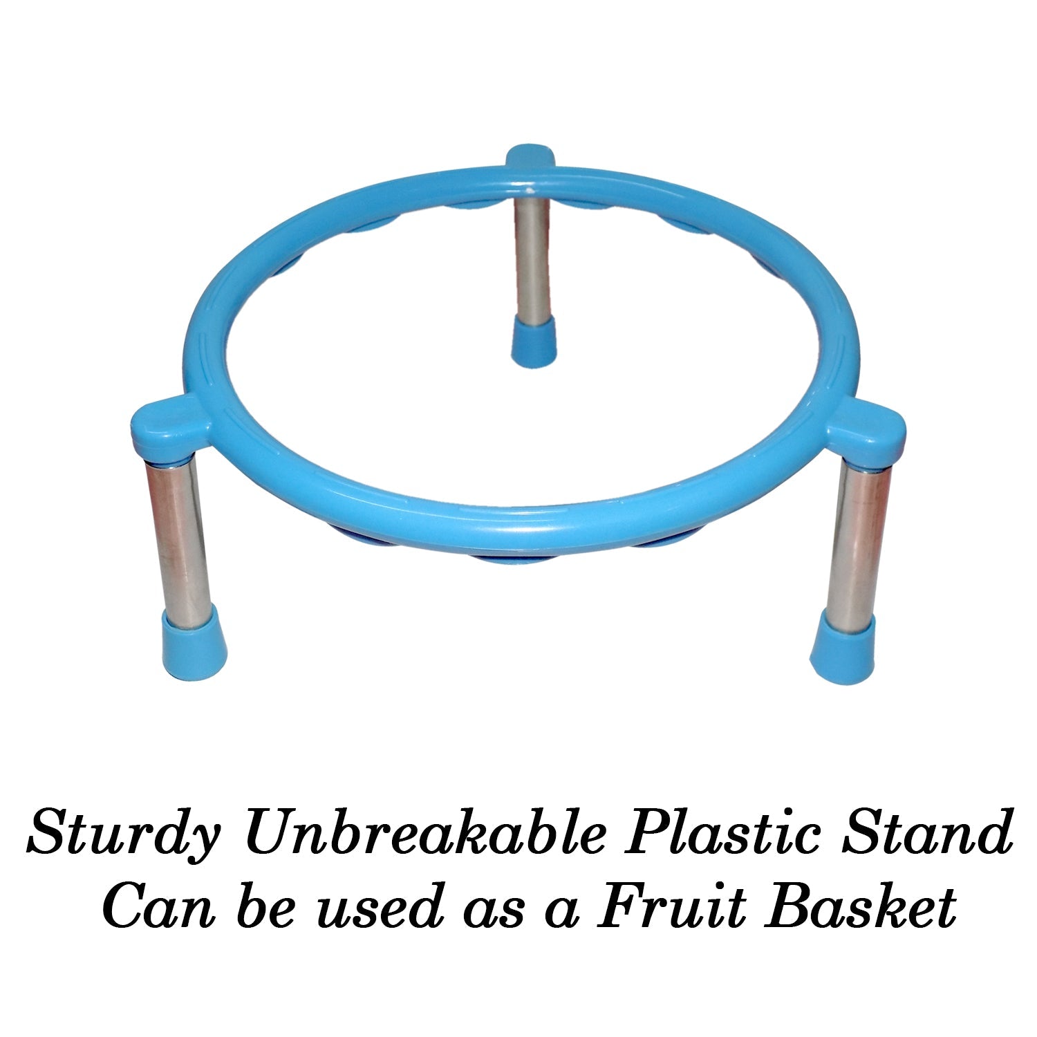 Stainless steel matka stand with single ring Stainless steel matka stand with single ring